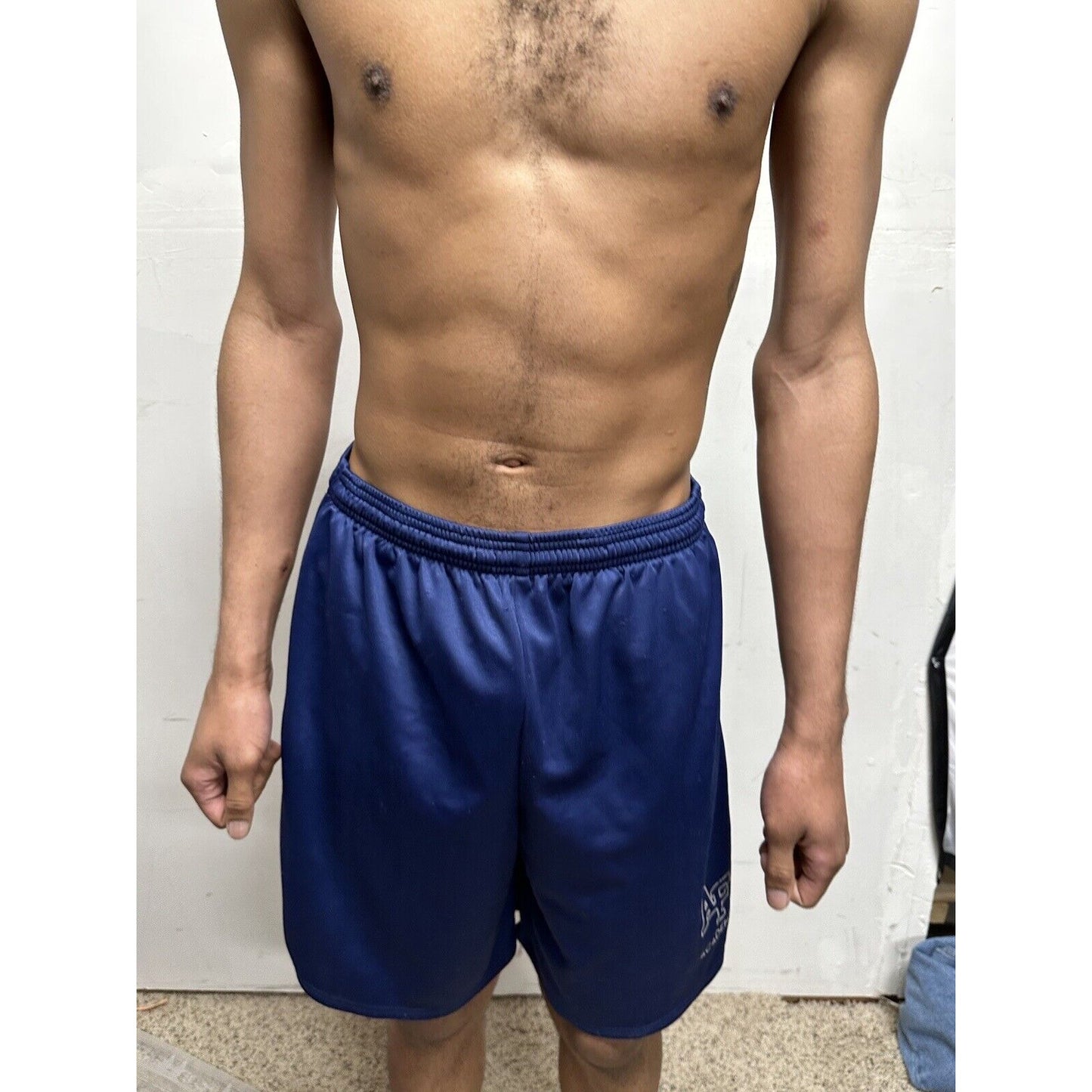 Men’s blue medium athletic usafa Air Force academy cadet shorts