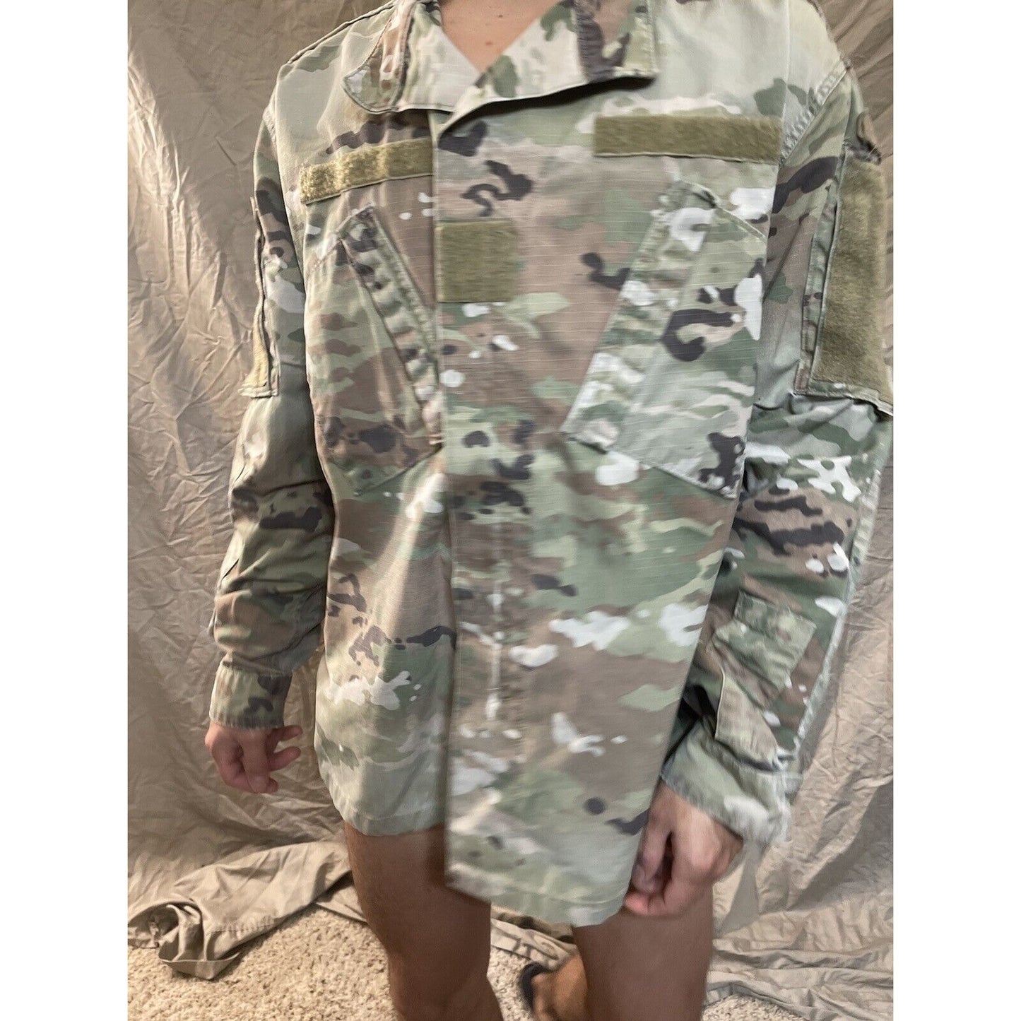men’s ocp large regular top blouse coat army combat air force space force