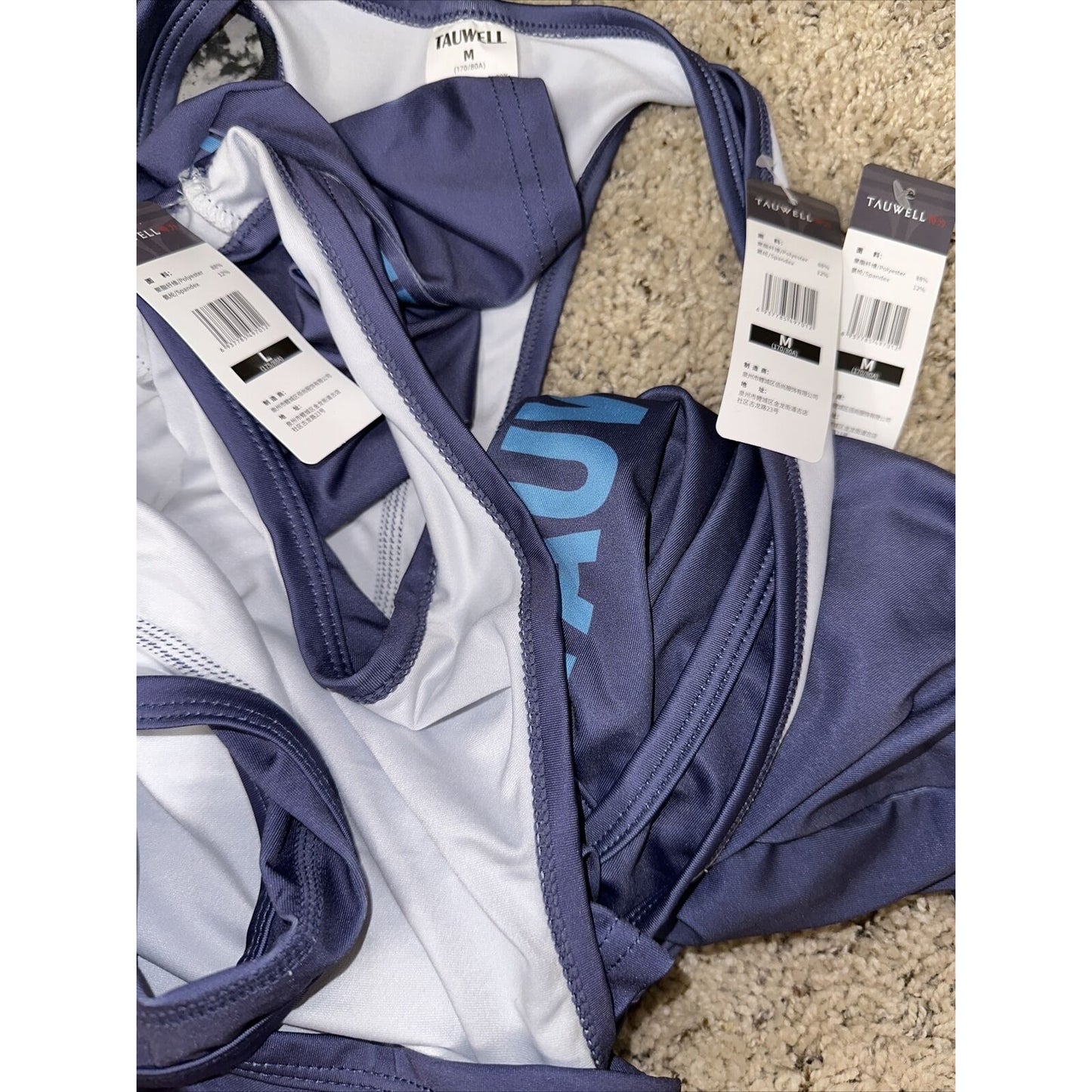 Men’s Gray Tauwell Wrestling Singlet Large