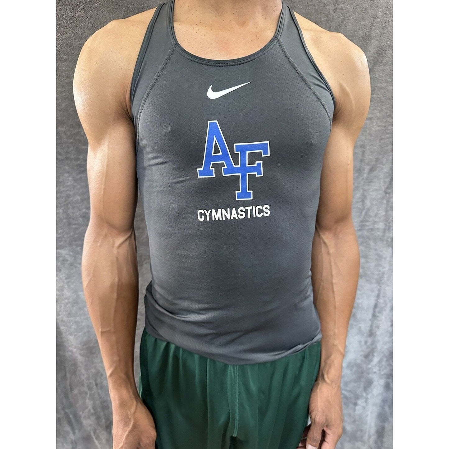 Men’s XS Air Force Academy Cadet Muscle Shirt Tank Uniform Top Gymnastics Nike