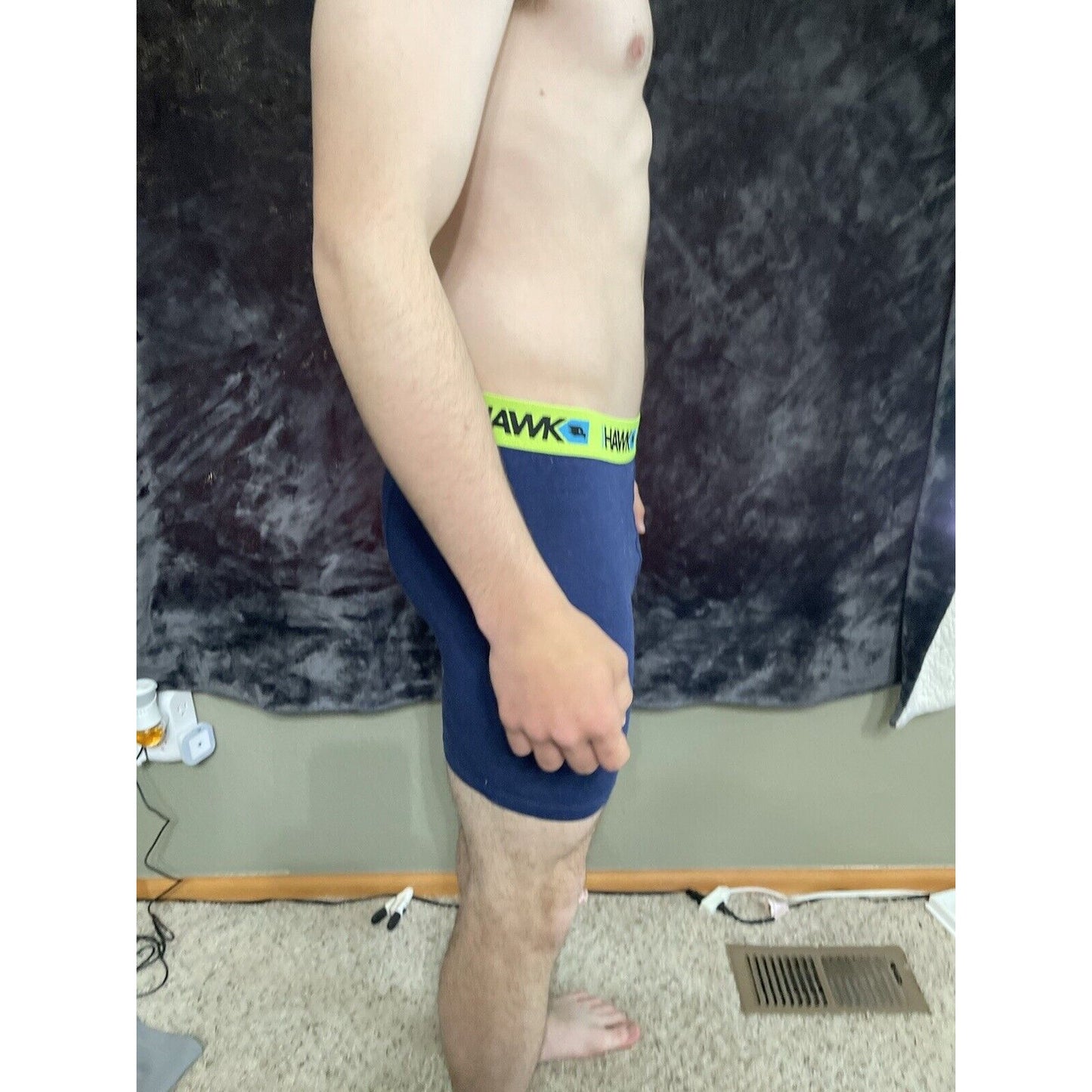 Men’s Medium Navy Blue Tony Hawk Compression Shorts