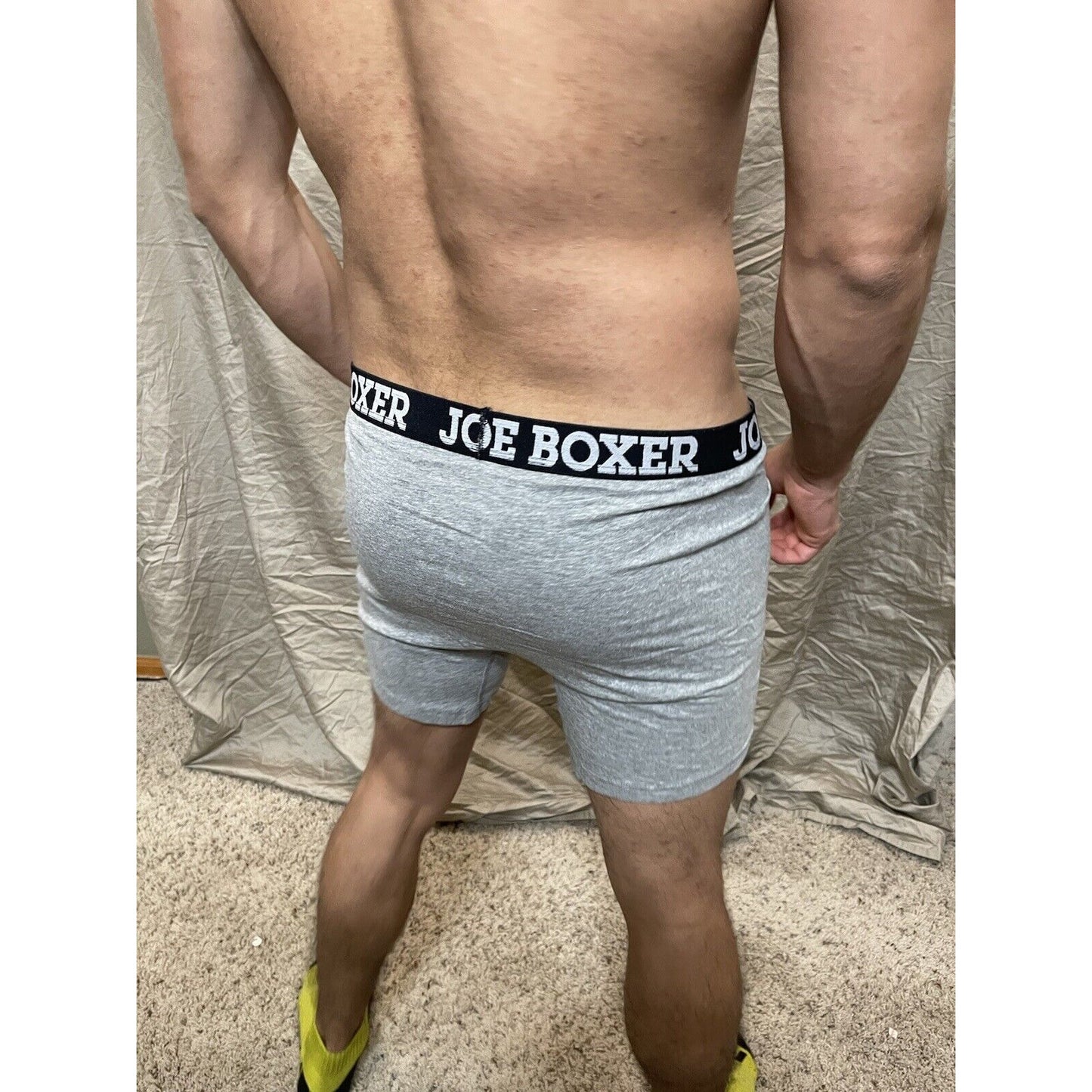 men's gray joe boxer compression boxer shorts XL