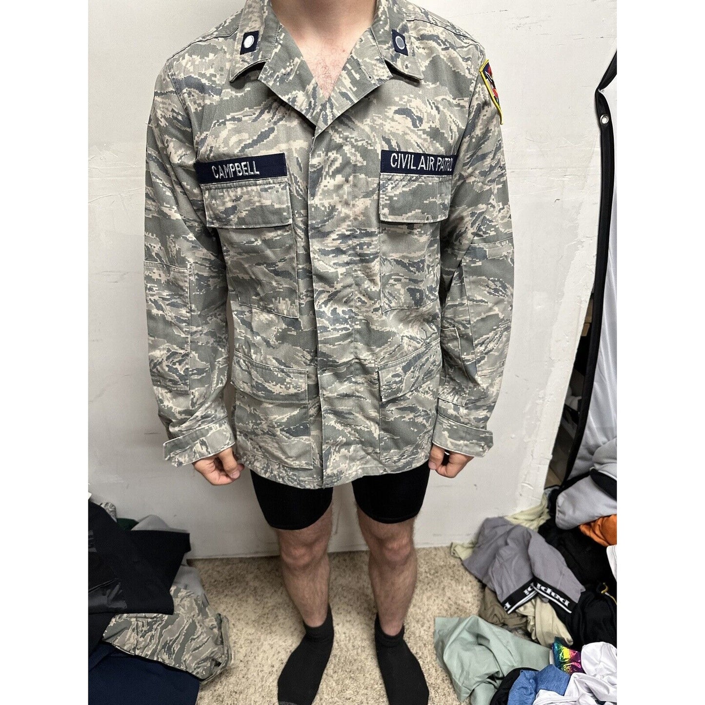 Men’s 42R Abu Airman Battle Uniform USAF Civil Air Patrol Blouse Top