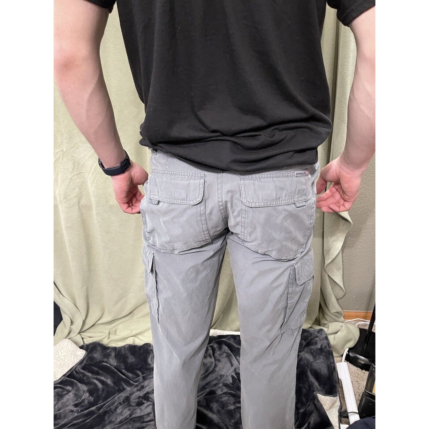 Men’s Quicksilver Gray Size 28 Pants