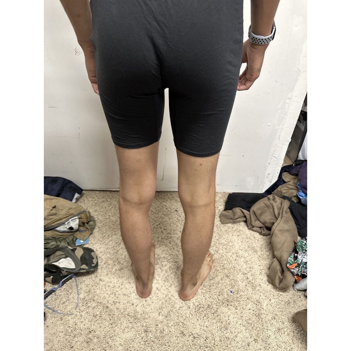 Men’s Hanes Black Boxer Briefs Large