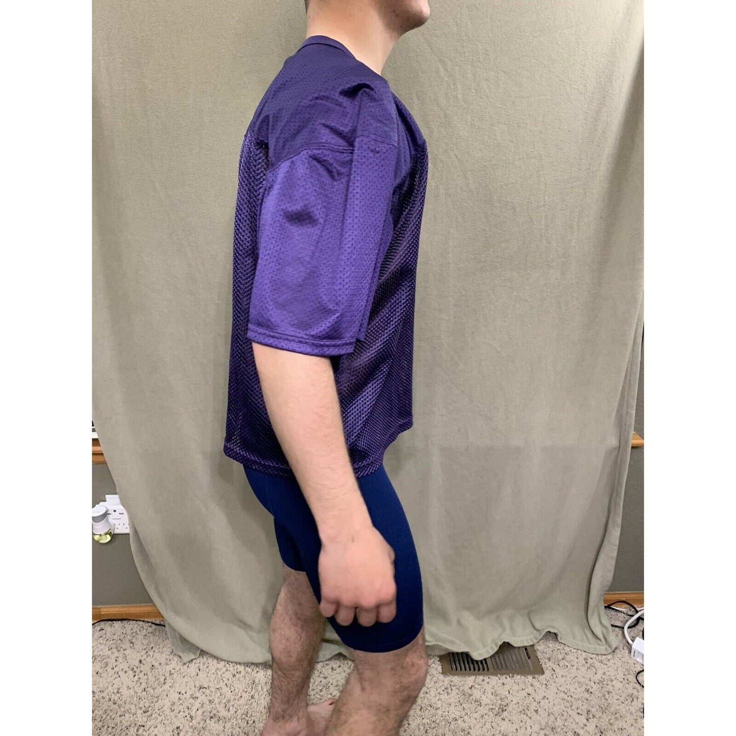 Men’s Large/XL Purple Football Practice Jersey