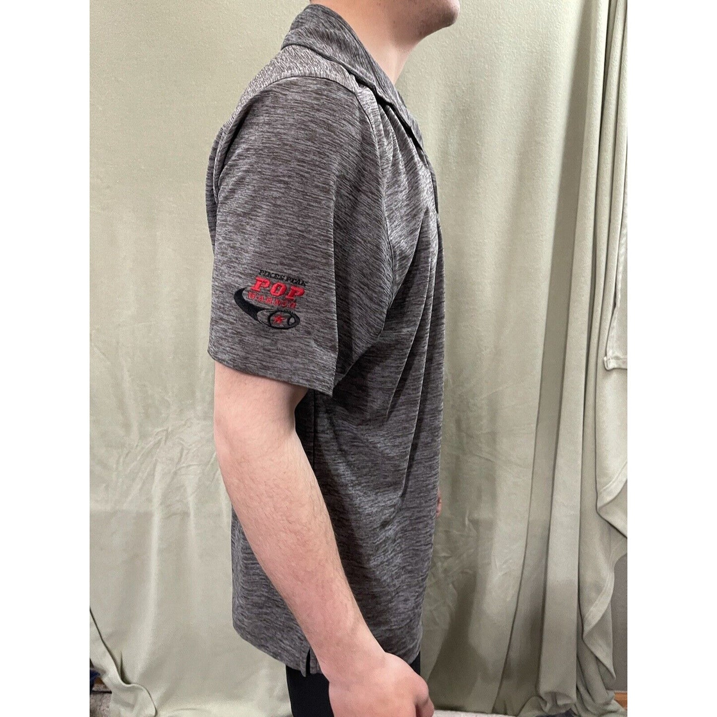 Under Armour Gray Loose Polo Heatgear Large Wardogs Football