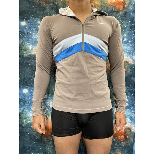 Nike Boy’s Large Gray Striped Hoodie size 12-14