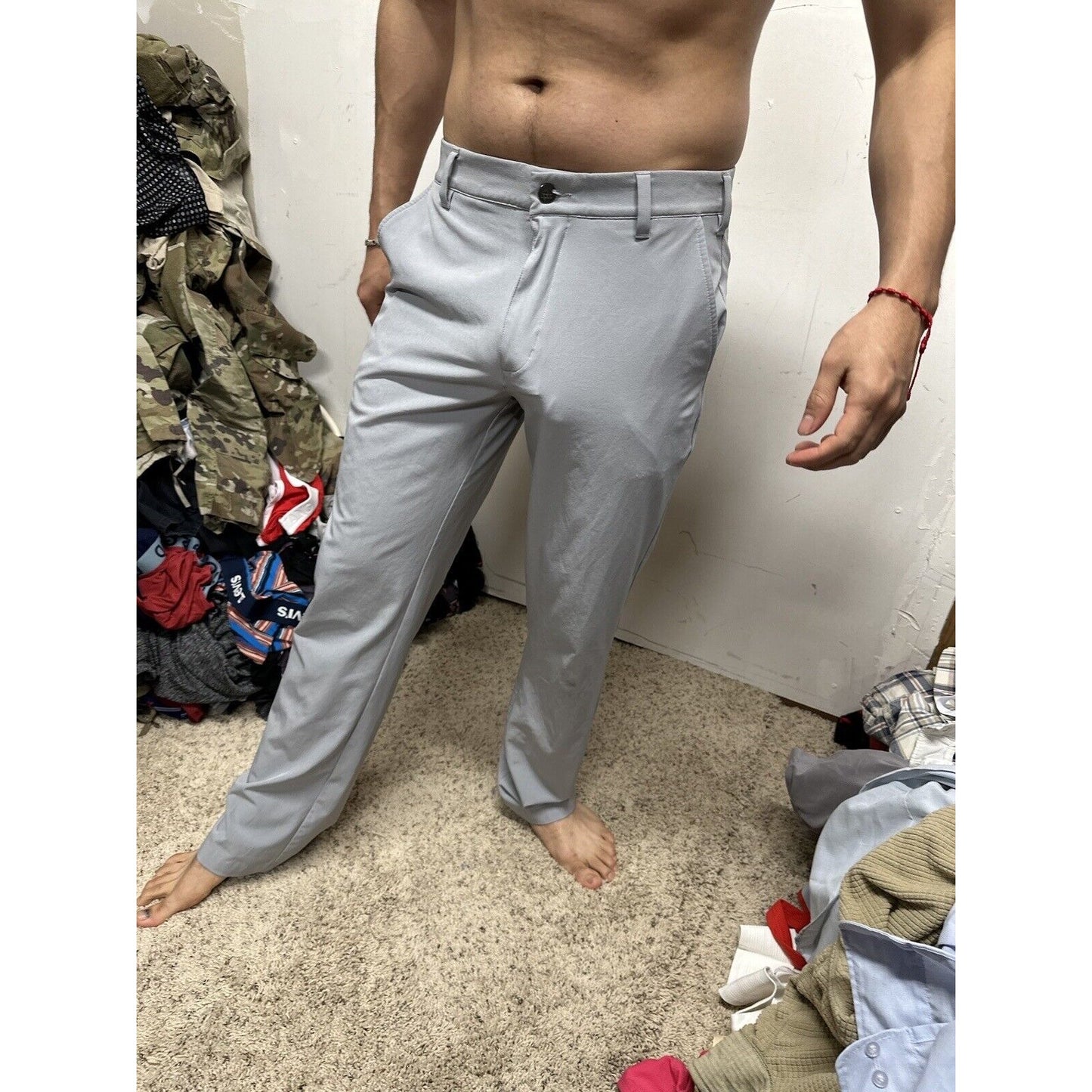 Men’s Adidas 30 X 32 Flex Pants Gray Very Soft