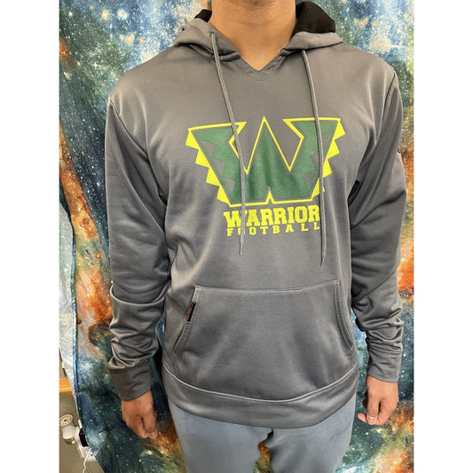 Men’s Colorado Springs Warrior Football hoodie gray Rawlings adult medium