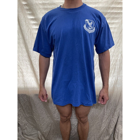 men's blue jerzees gunter nco academy alabama air force t-shirt XL