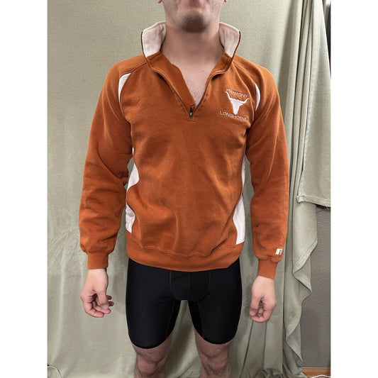 Russell Athletic Team Issue Small 1/4 Zip Harmony Longhorns