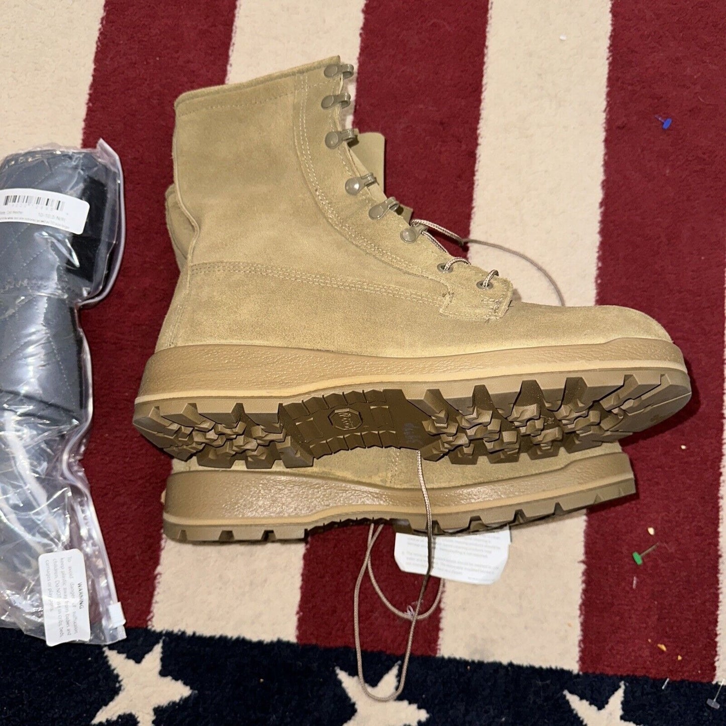 Men’s Coyote Brown Military Boots Altama 10.5 Removable Cold Weather Inserts