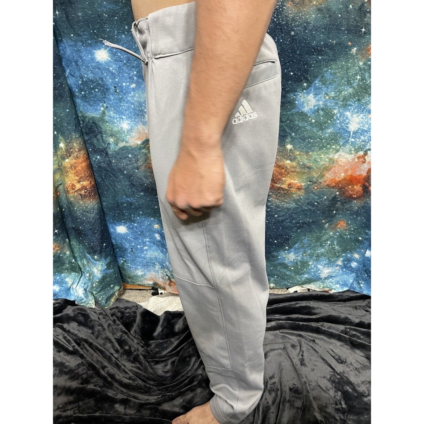Men’s Adidas Gray Baseball Pants Large