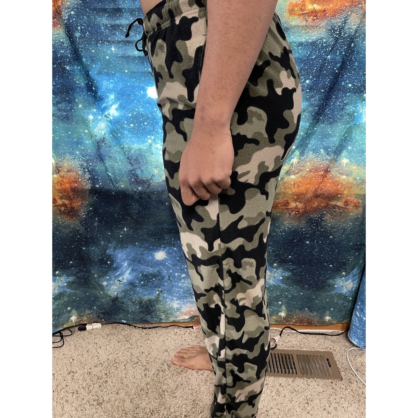 Men’s Small Camo Lounge Pants Sleepwear Fruit Of The Loom