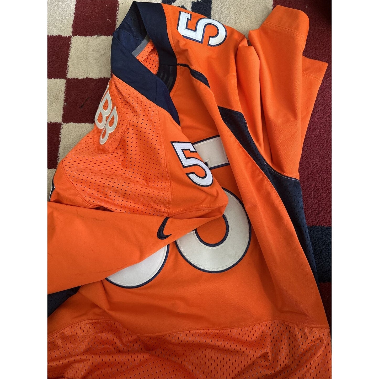 Bradley Chubb Denver Broncos Nike Game Player Jersey Men's Size 52 NFL #55 DEN