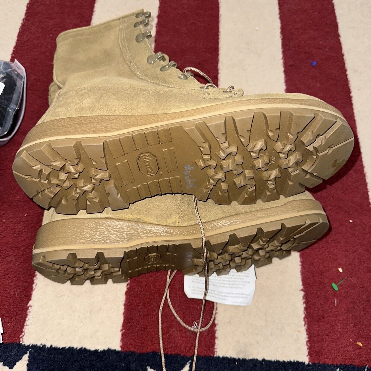 Men’s Coyote Brown Military Boots Altama 10.5 Removable Cold Weather Inserts