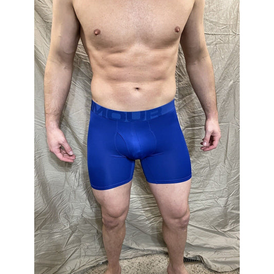 Men's small royal blue under armour the tech mesh boxer jock