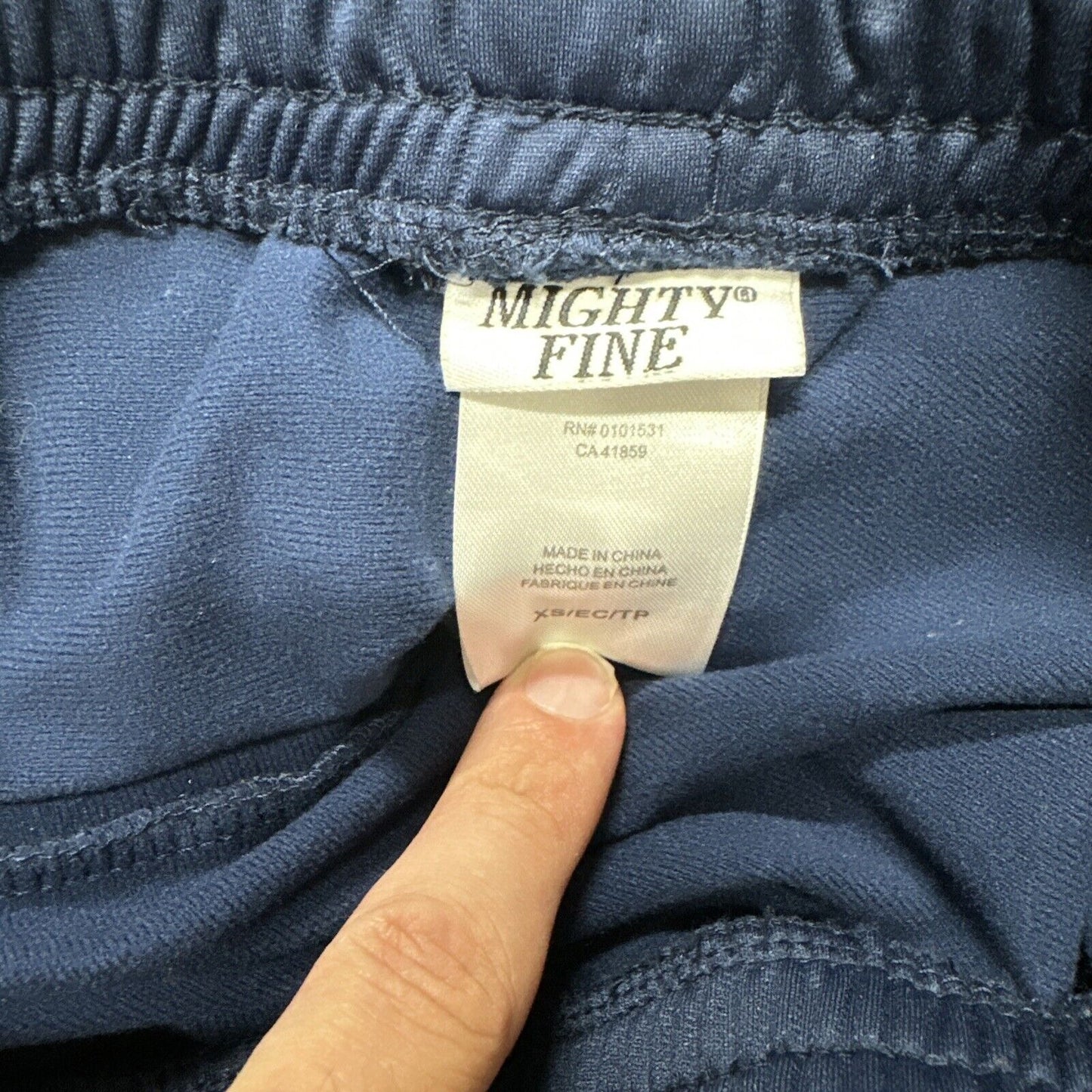 Men’s Blue Mighty Fine XS Nasa Sweat Pants