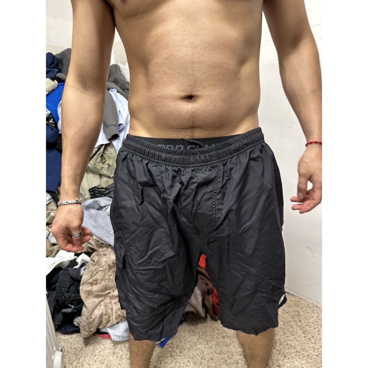 Men’s Black Ezrun XL Padded Bike Cycle Shorts