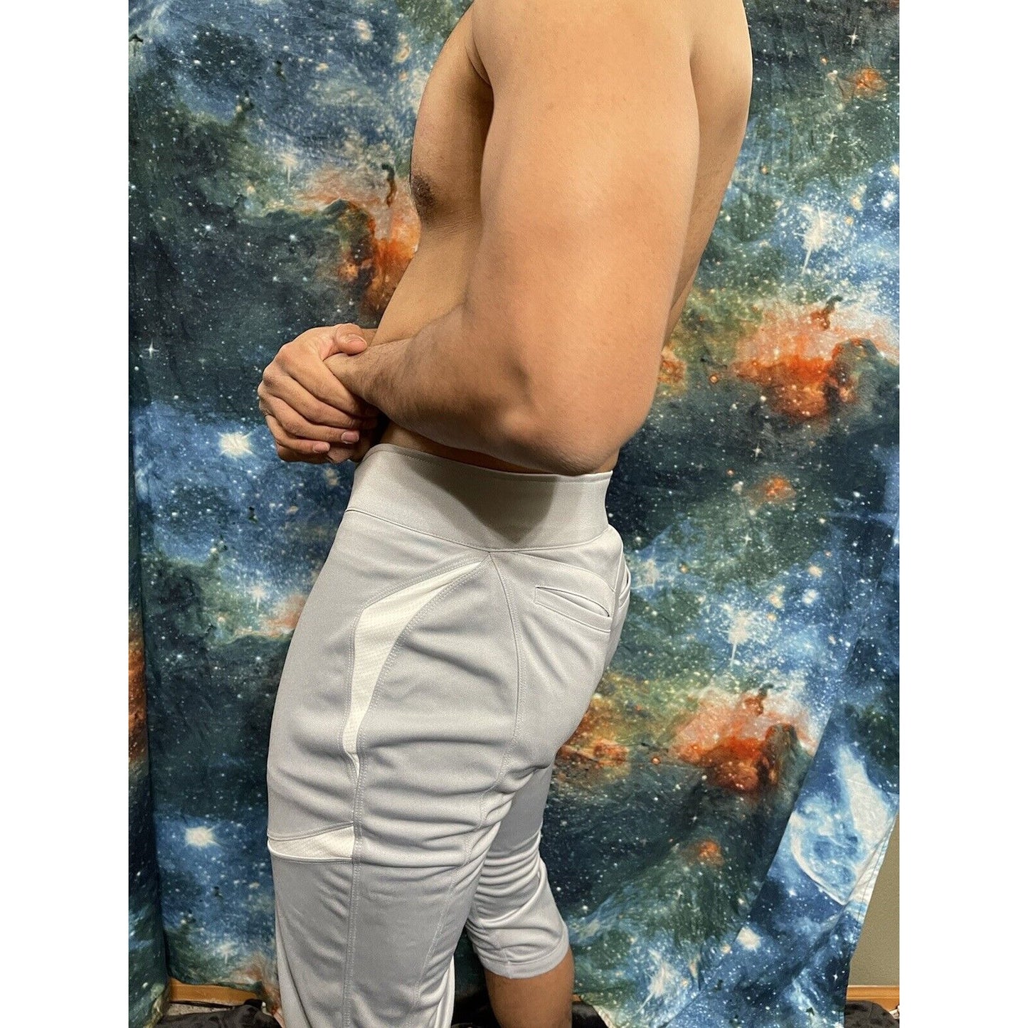 Men’s Nike Gray Baseball Pants Dri Fit