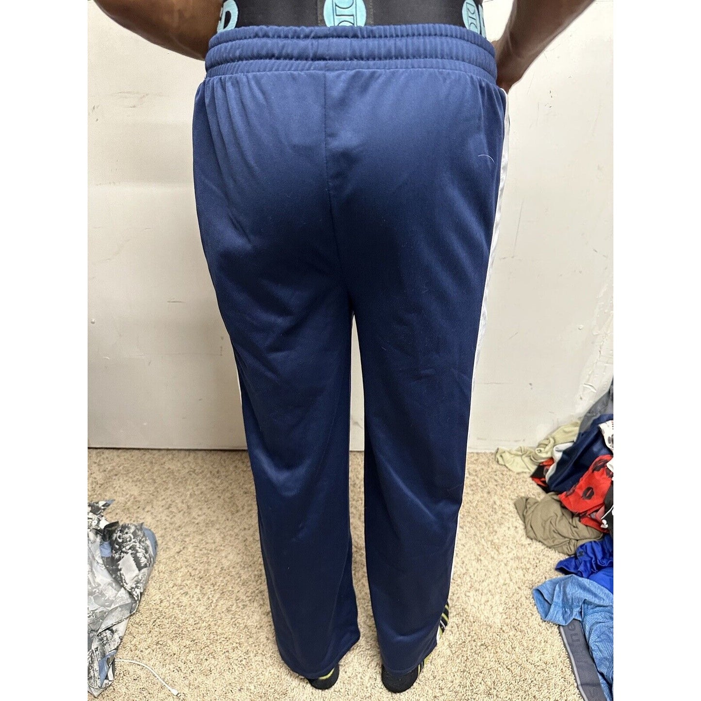 Men’s Blue Mighty Fine XS Nasa Sweat Pants