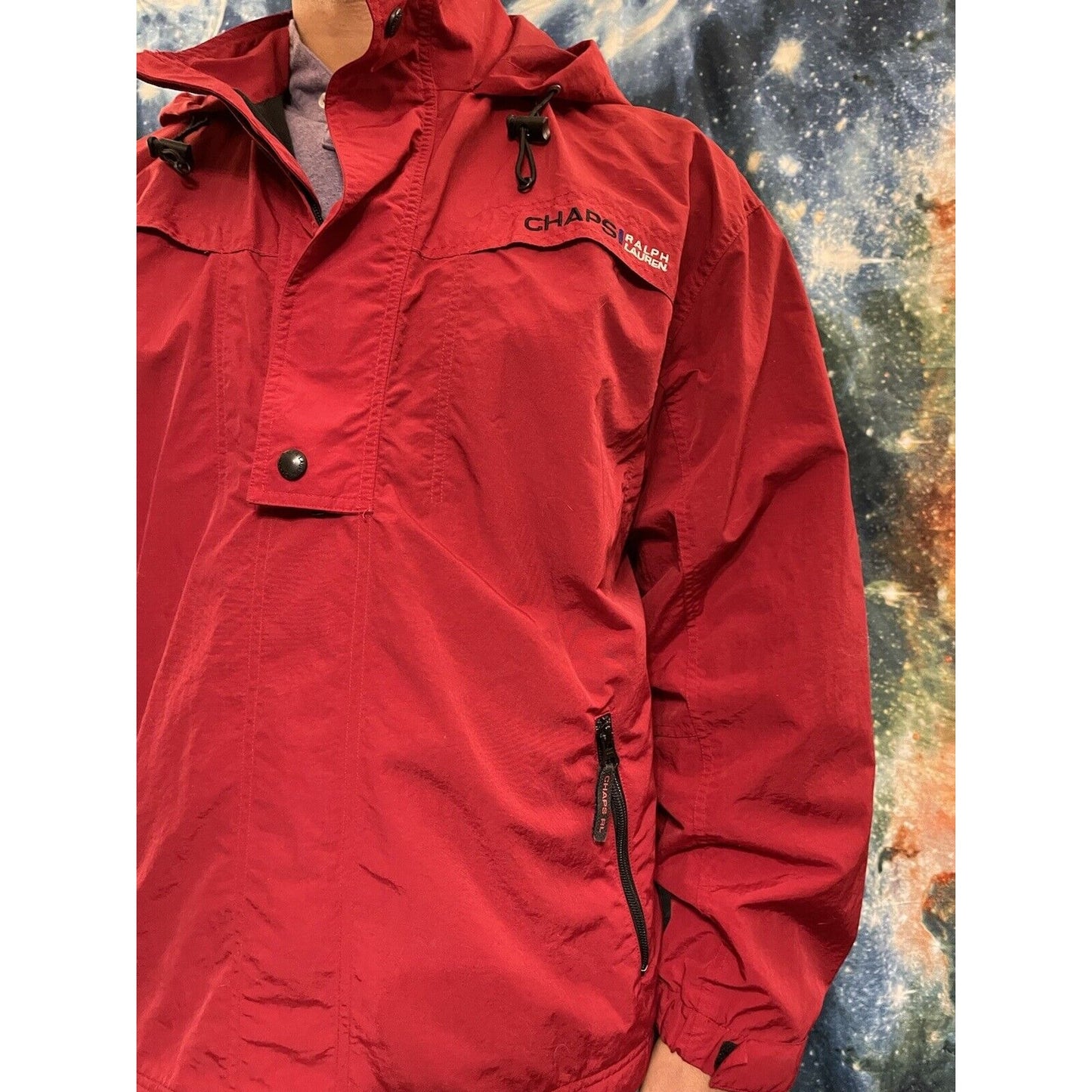 Men’s red Chaps Ralph Lauren Large nylon polyester