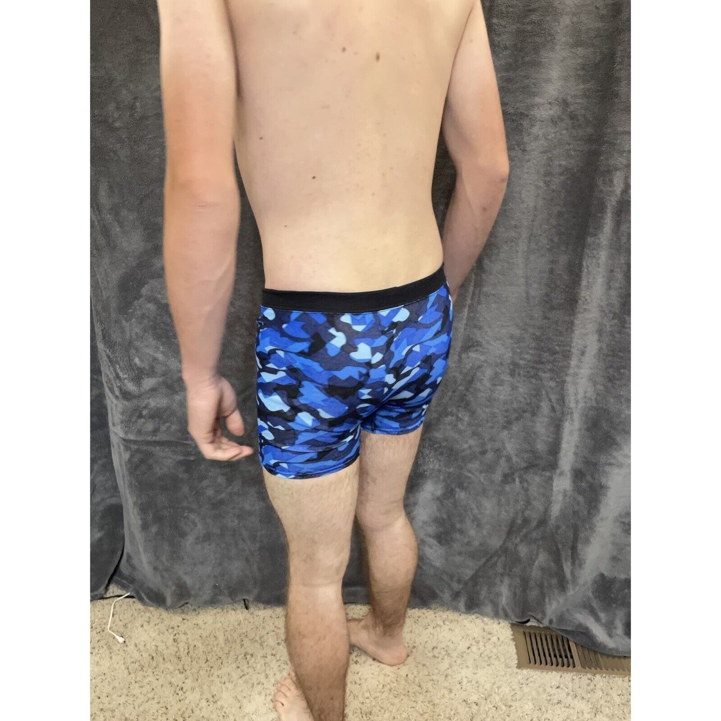 boy's XL hanes blue camo youth boxer brief