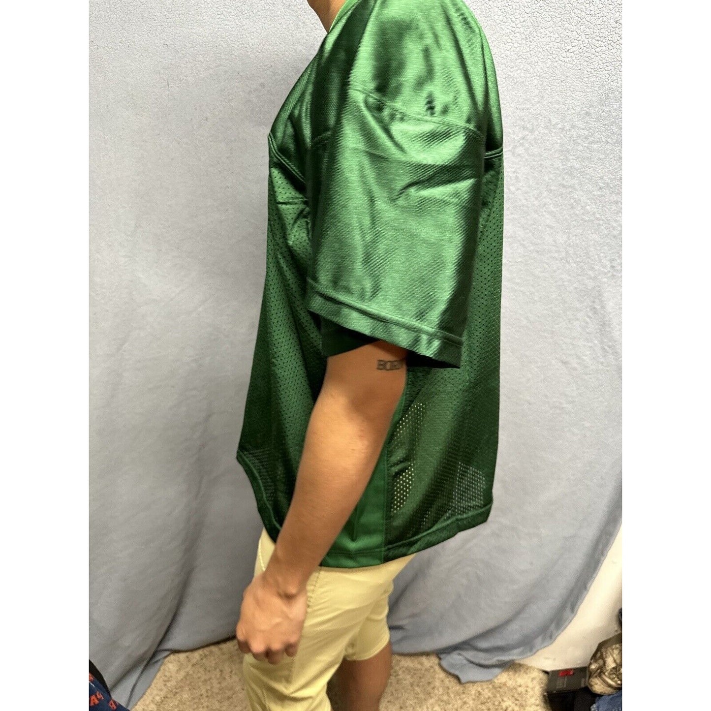 Men’s Green Champro Adult Large Football Jersey