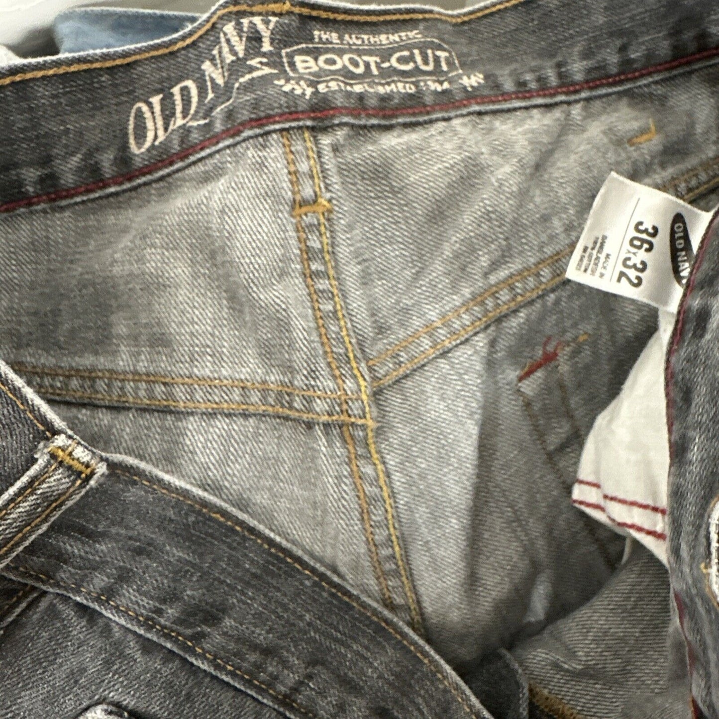 Men’s Gray Old Navy Boot Cut 36 X 32 Jeans