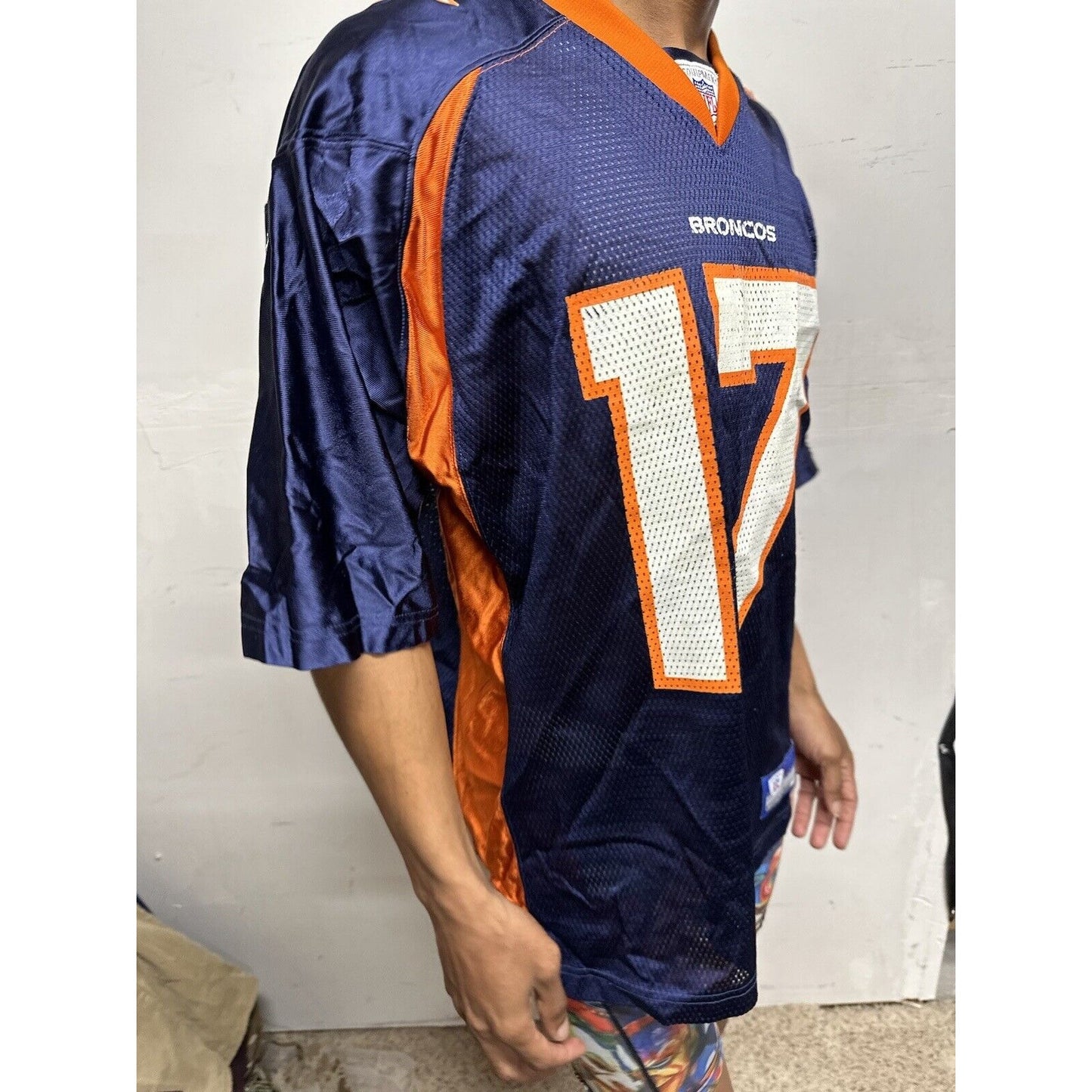 Men’s NFL Equipment Large Reebok Denver Broncos Football Jersey 17 Watts