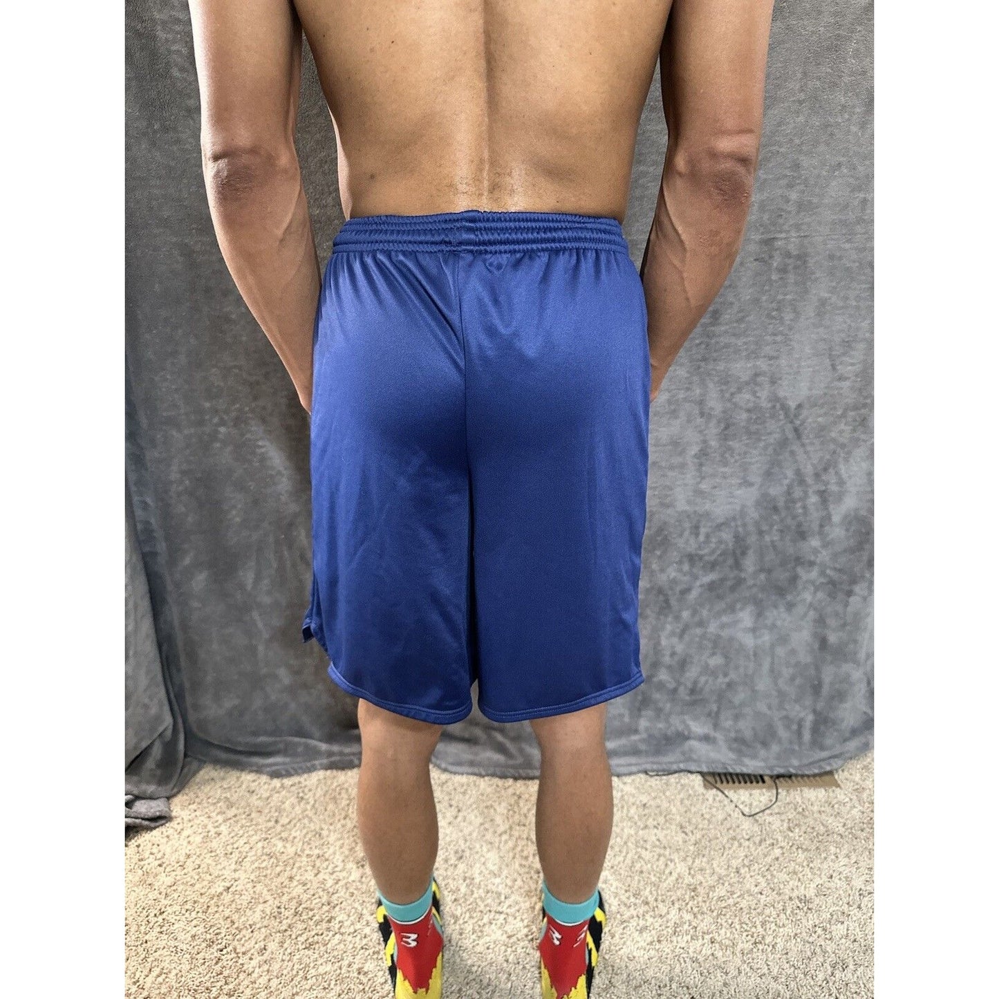 Men’s Cadet Air  Force Academy PT Blue Workout Athletic Shorts Medium