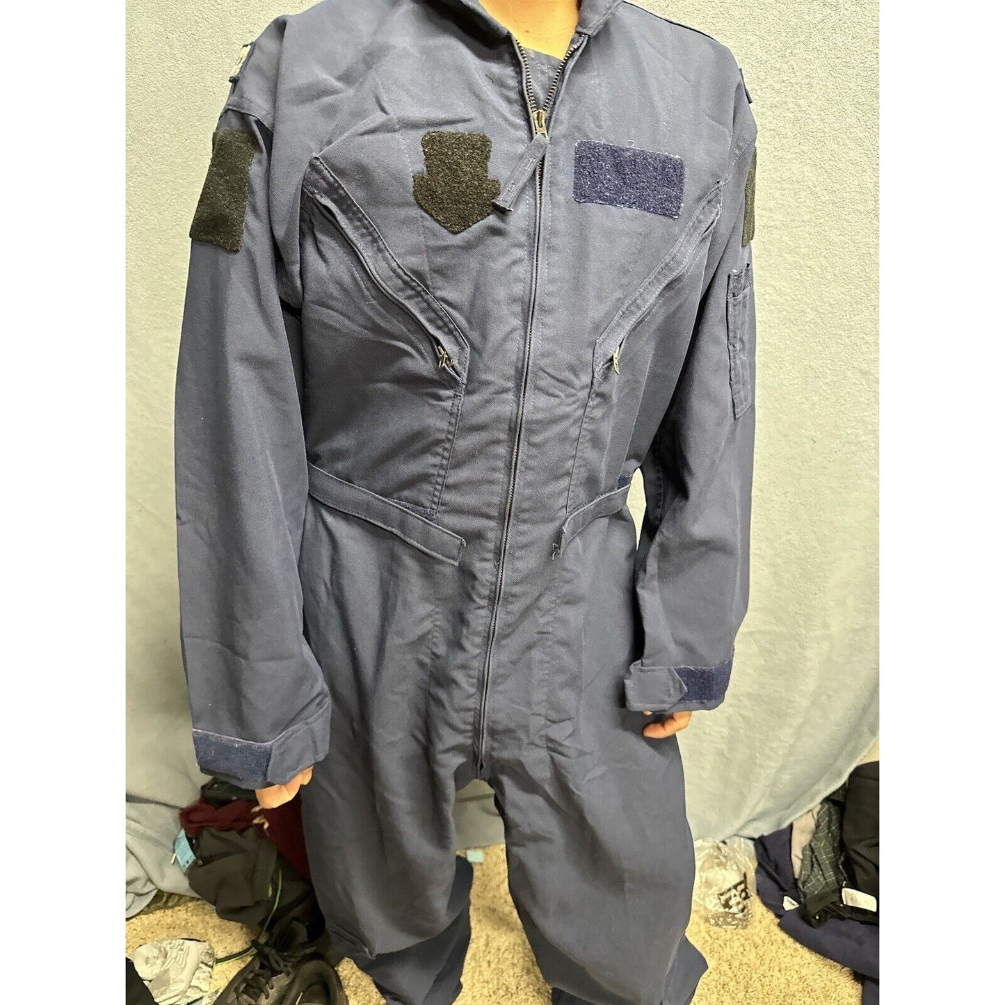 Men’s Dark Blue Strategic Air Command Missile Crew Coverall Uniform Suit O-3