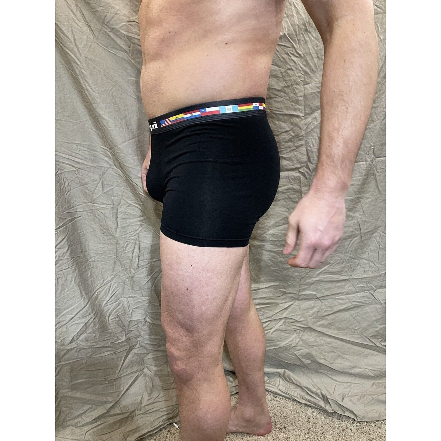 men's papi black international band boxer briefs medium New And Never Worn