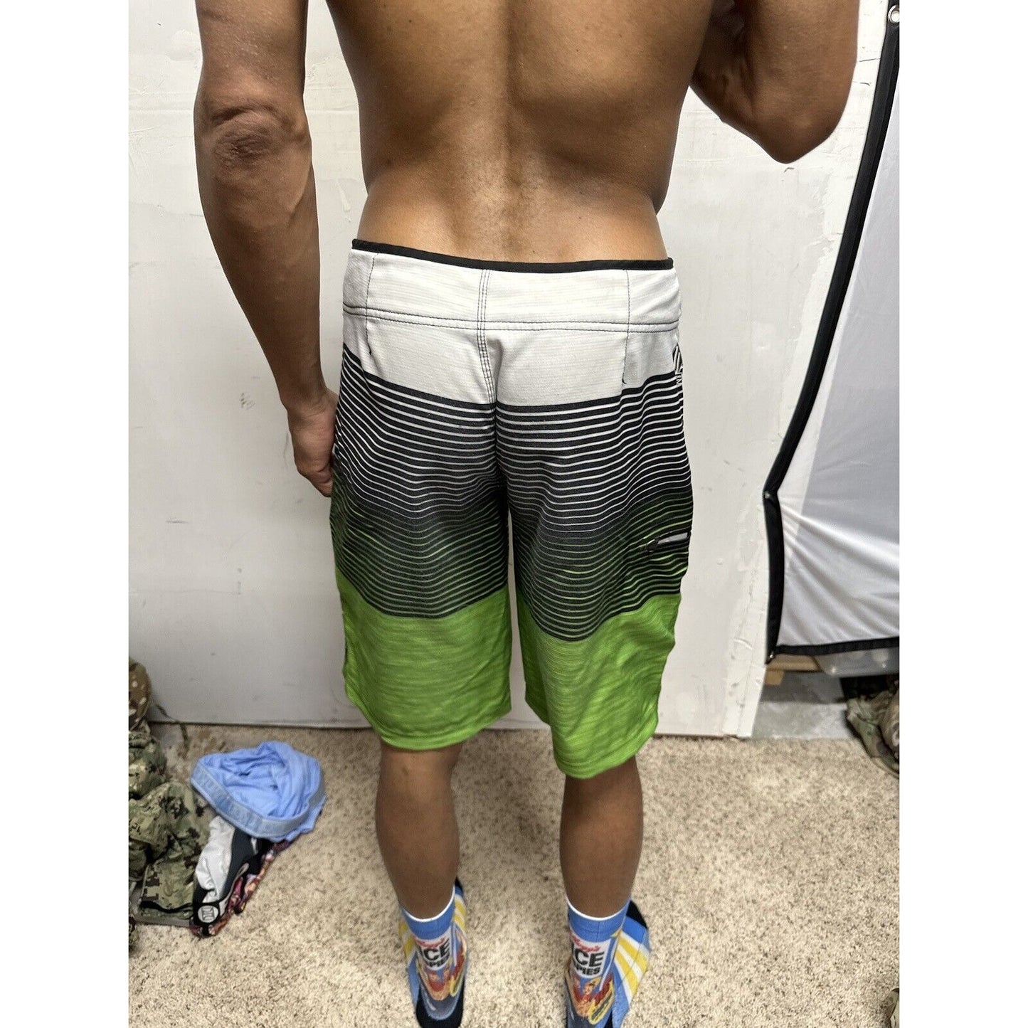 Men’s Striped Multicolor John John Fits Like A Medium Bathing Trunks O’Neill