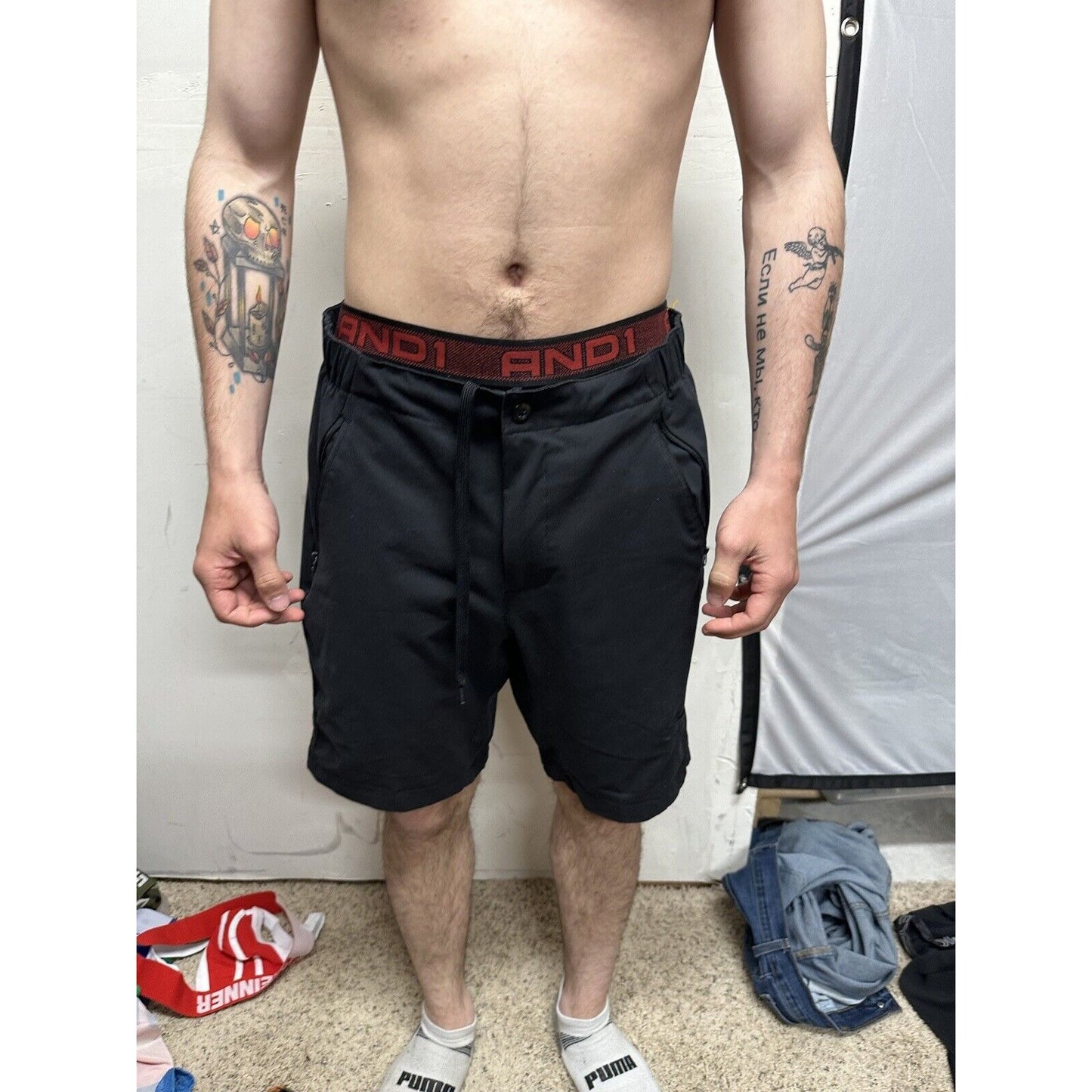 Men’s Black Five Four Size 36 Shorts