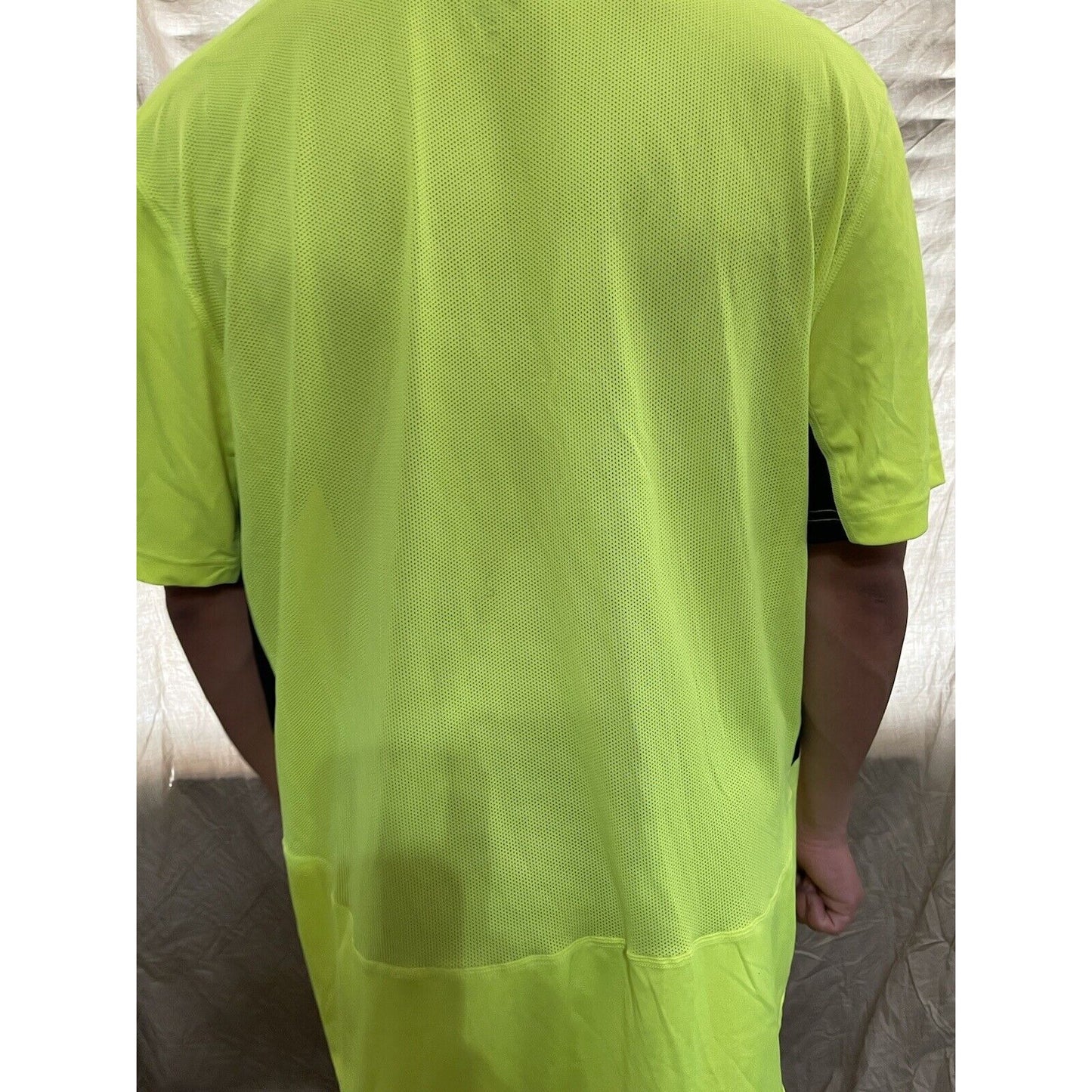 men's neon yellow dri-fit nike XL t-shirt athletic