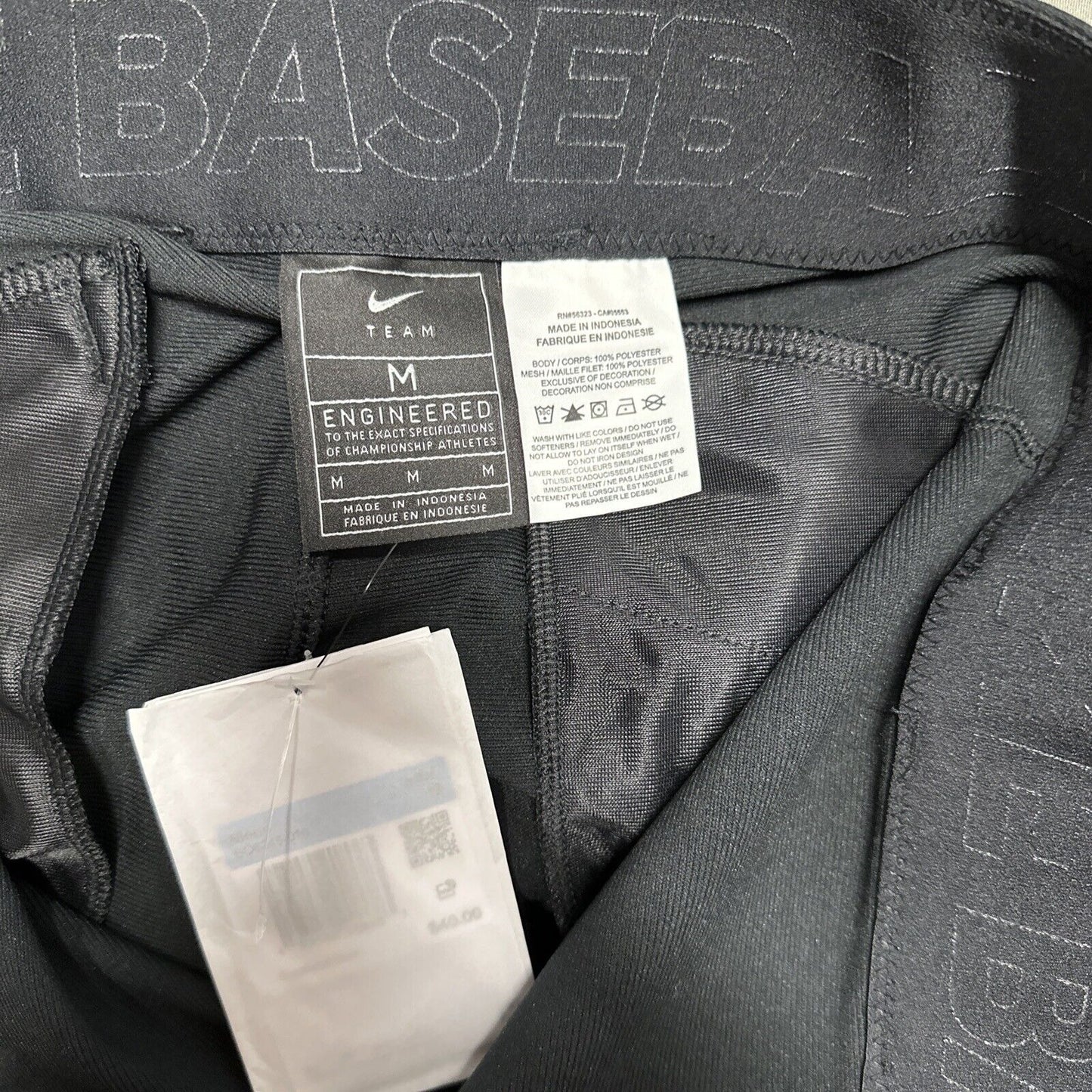 Men’s Black Team Nike Medium Baseball Pants