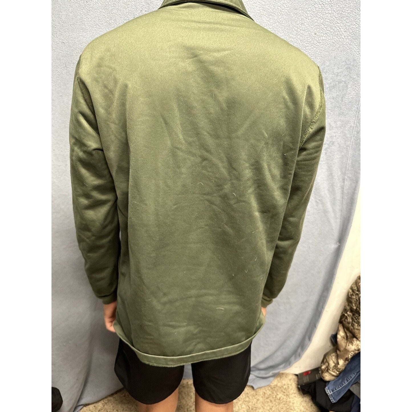 Men’s Military Army USAF Medium Green Sleeping Shirt Heat Retentive