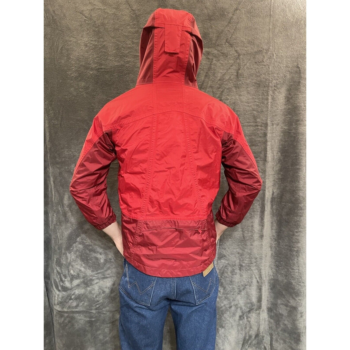 boy's L.L. Bean nylon poly medium 10-12 red jacket
