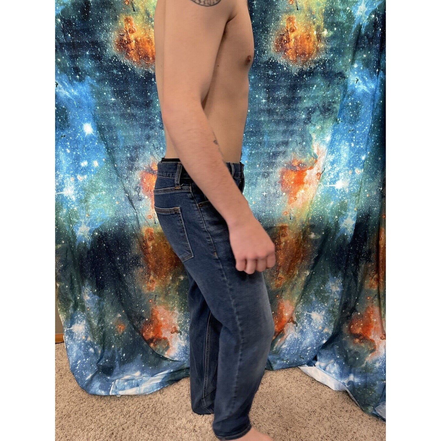 Men's Old Navy Athletic Taper Flex Blue Jeans 31" x 32"