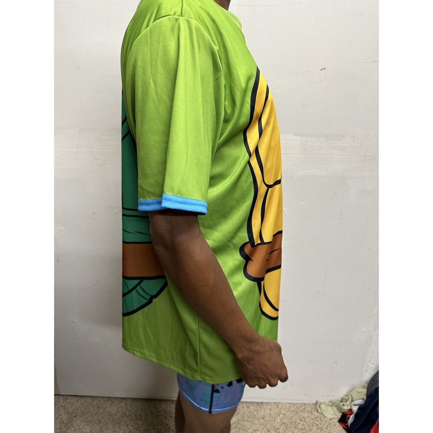 Nickelodeon Teenage Mutant Ninja Turtles Mens L/XL Costume Shirt - Leonardo