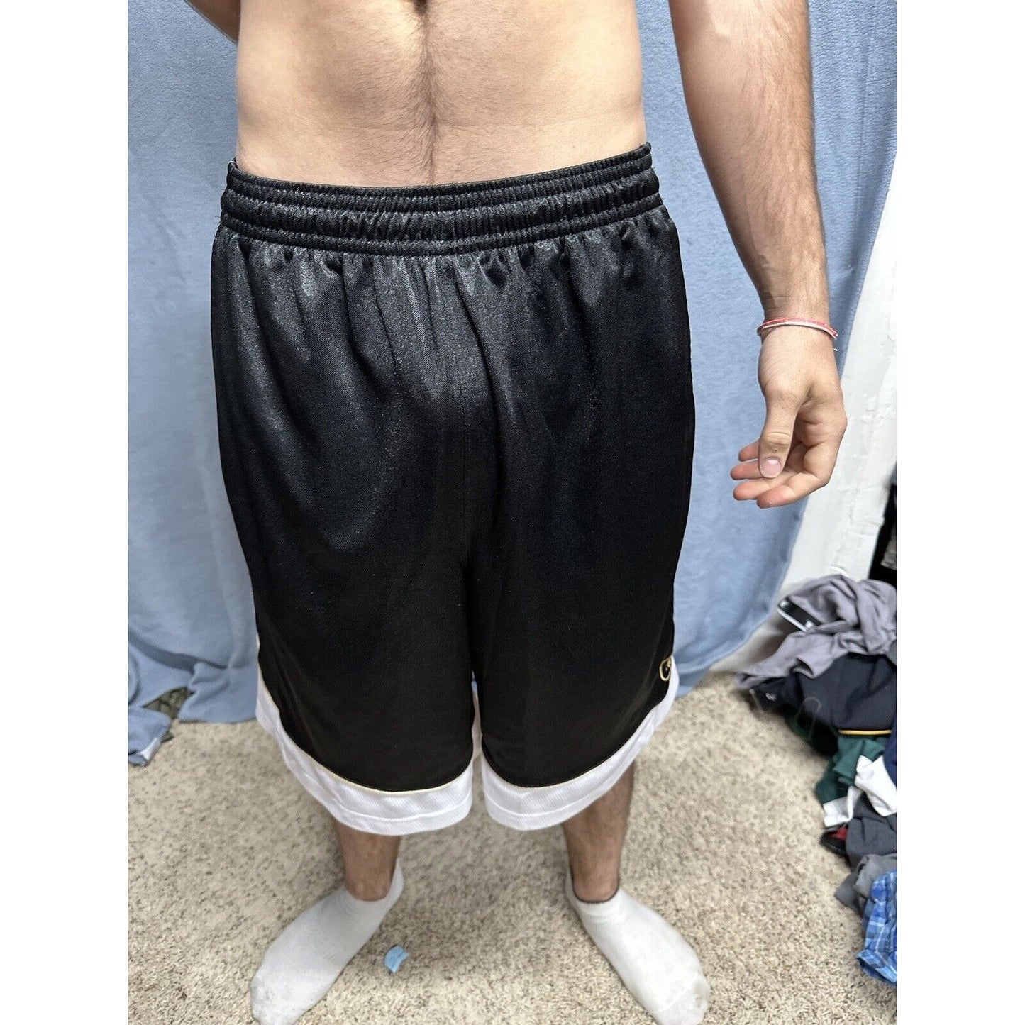 Men’s XL AND1 Black And White Athletic Shorts With Pockets