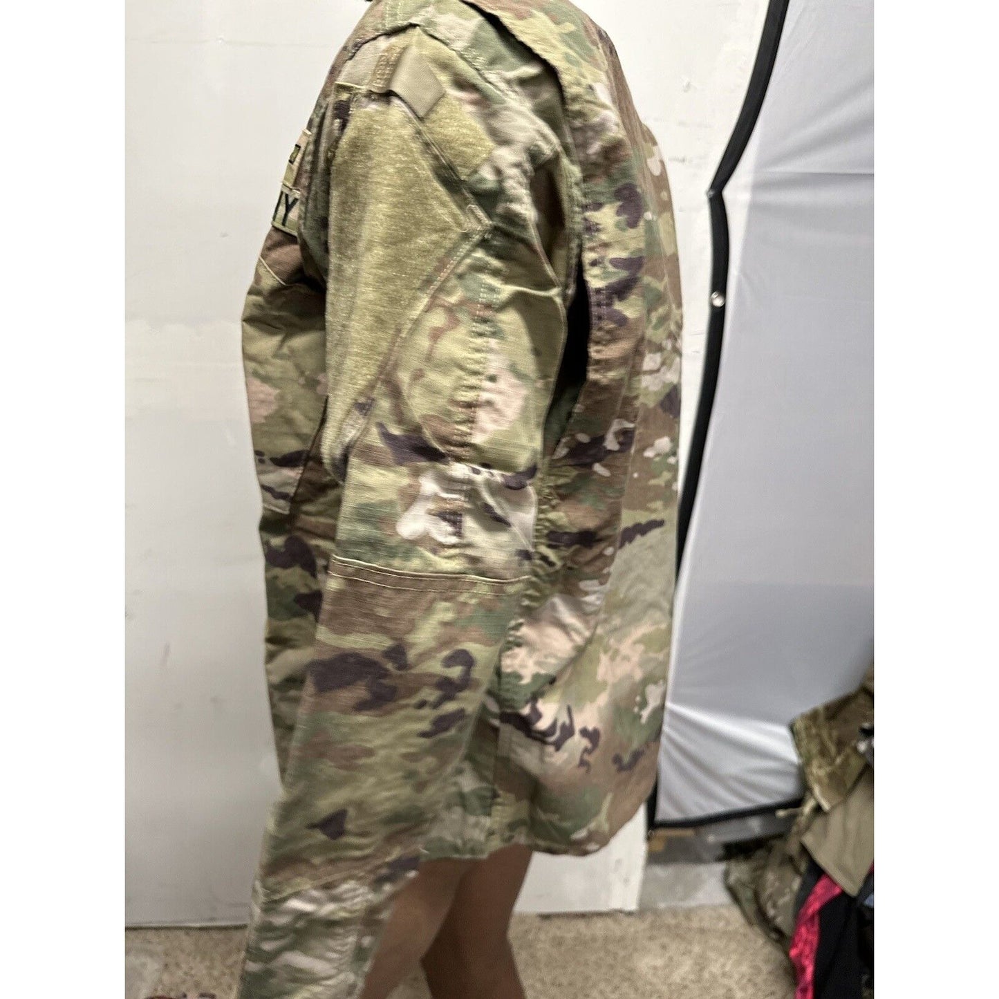 Men’s Ocp Top Coat Army Blouse USAF Flame Resistant  w/ tags and patches