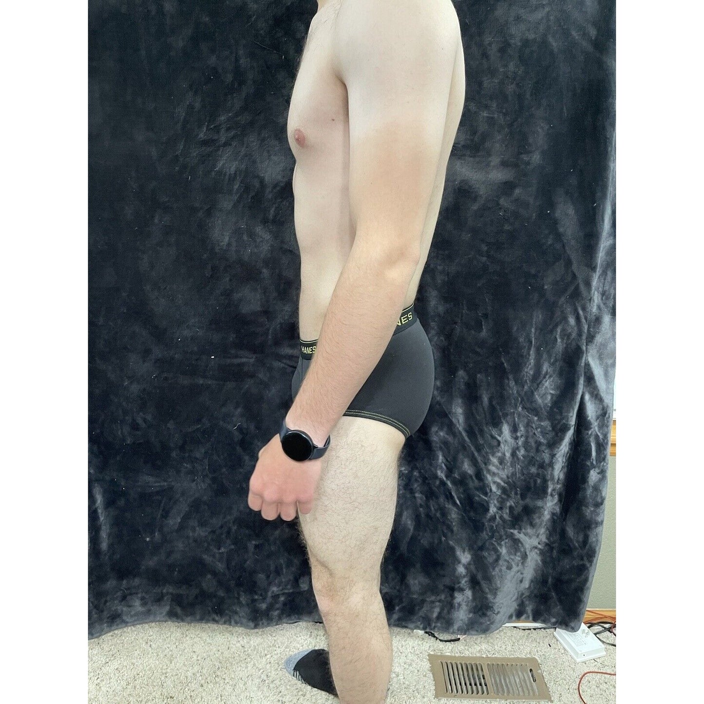Men’s Comfort Cool Black Hanes Small Briefs