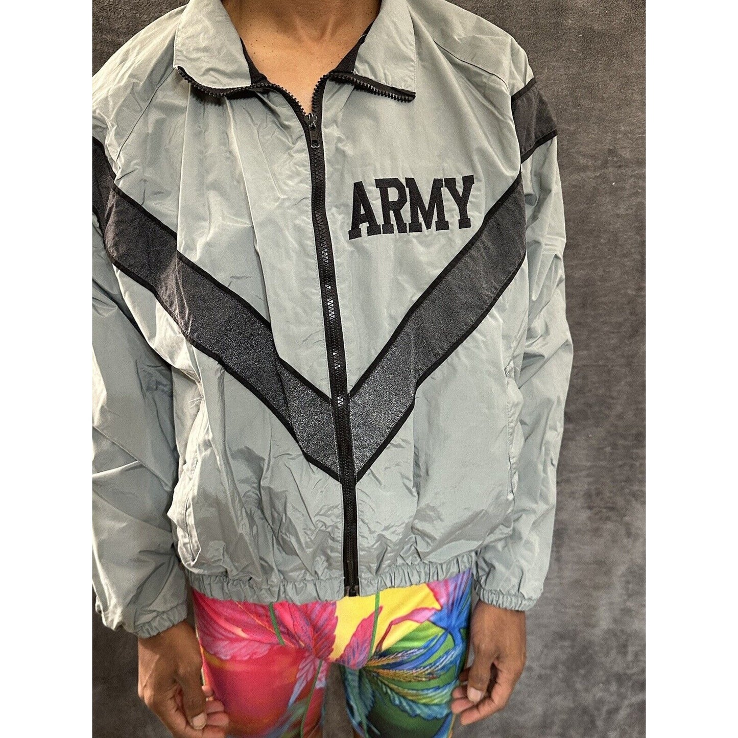 Men’s Army Jacket PFU Gray Uniform Medium Regular