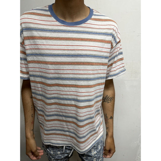 Men’s Dazy Striped Large Tshirt Multicolor