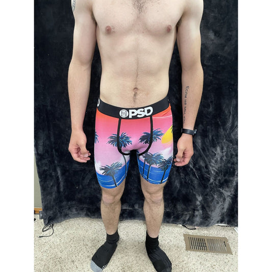 Men’s PSD Medium Boxer Briefs Pink Palms