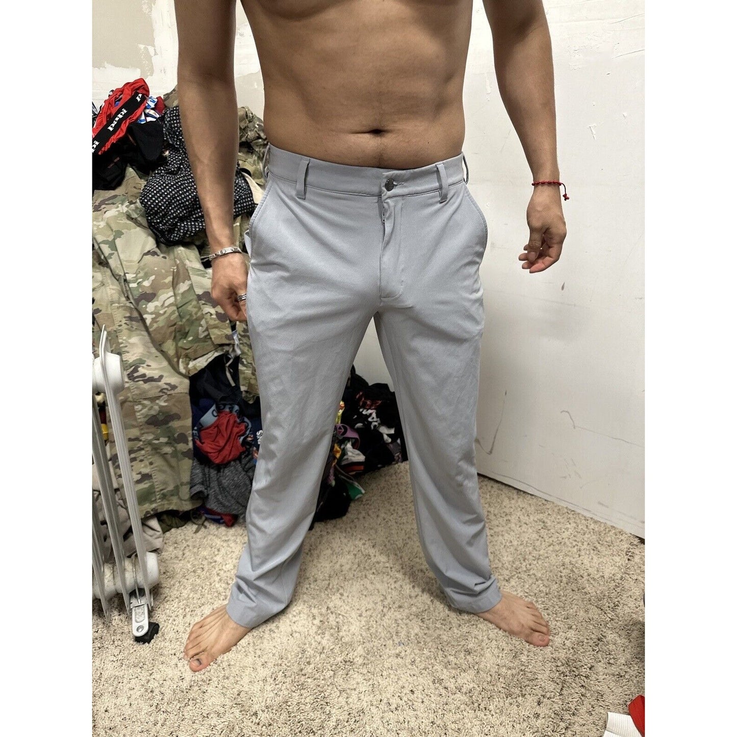 Men’s Adidas 30 X 32 Flex Pants Gray Very Soft