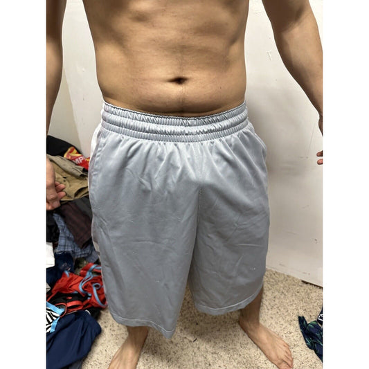 Men’s Gray Dri Fit Nike Medium Athletic Shorts With Pockets